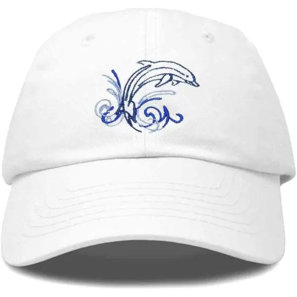 DALIX Bottlenose Dolphin Embroidered Dad Cap Cotton Baseball Cap Women