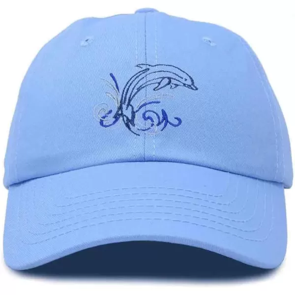 DALIX Bottlenose Dolphin Embroidered Dad Cap Cotton Baseball Cap Women