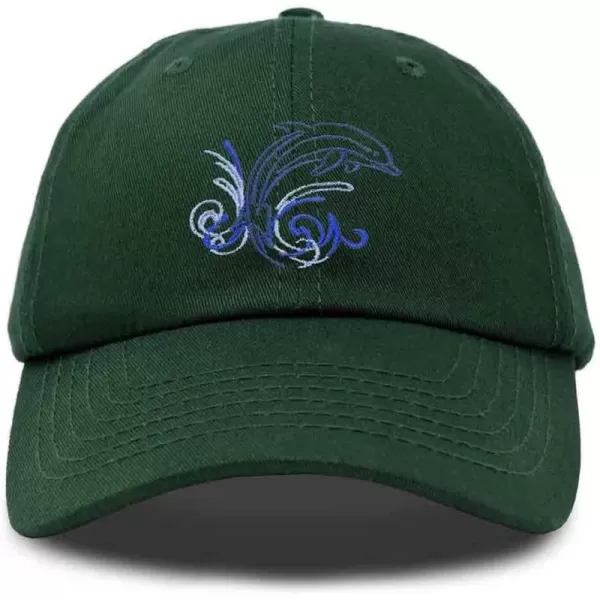 DALIX Bottlenose Dolphin Embroidered Dad Cap Cotton Baseball Cap Women