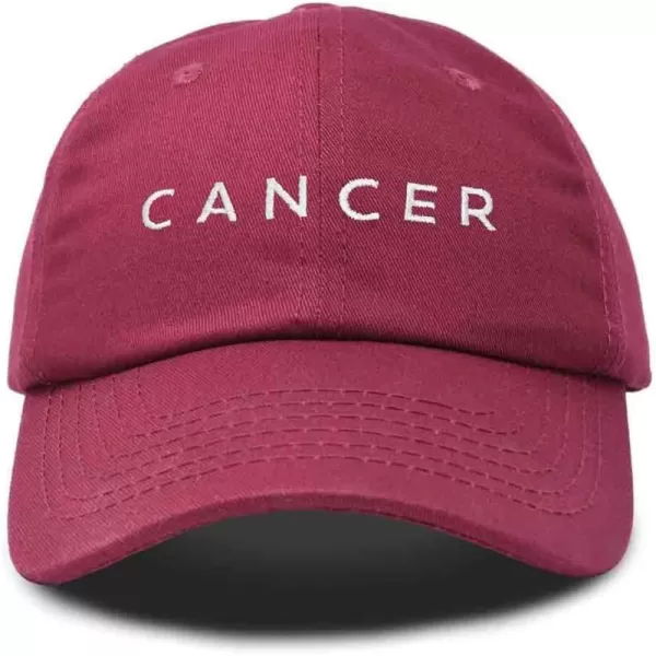 DALIX Cancer Dad Hat Embroidered Zodiac Astrology Cotton Baseball Cap