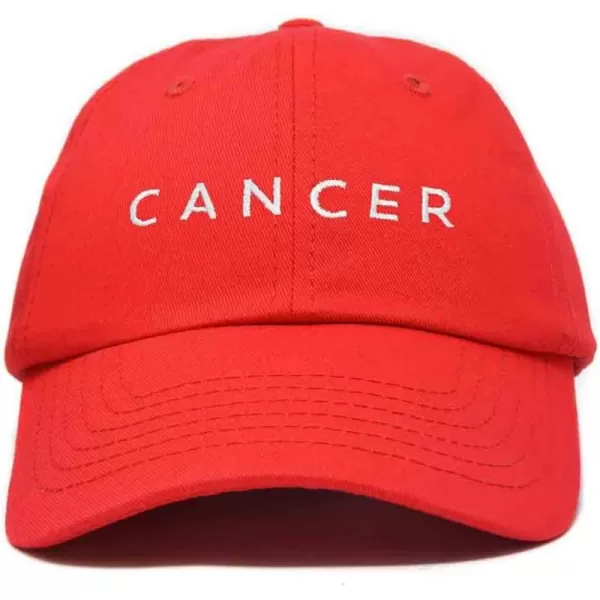 DALIX Cancer Dad Hat Embroidered Zodiac Astrology Cotton Baseball Cap