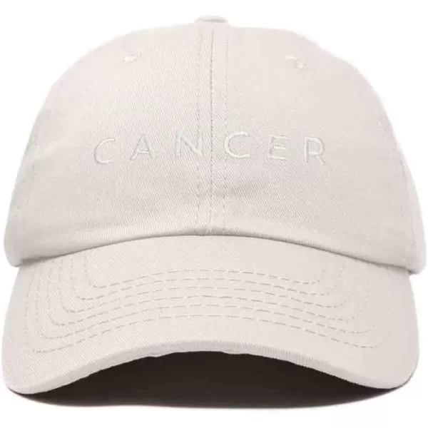 DALIX Cancer Dad Hat Embroidered Zodiac Astrology Cotton Baseball Cap