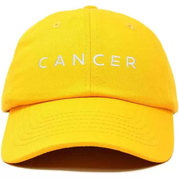 DALIX Cancer Dad Hat Embroidered Zodiac Astrology Cotton Baseball Cap