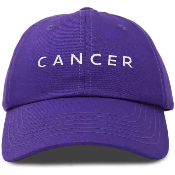 DALIX Cancer Dad Hat Embroidered Zodiac Astrology Cotton Baseball Cap