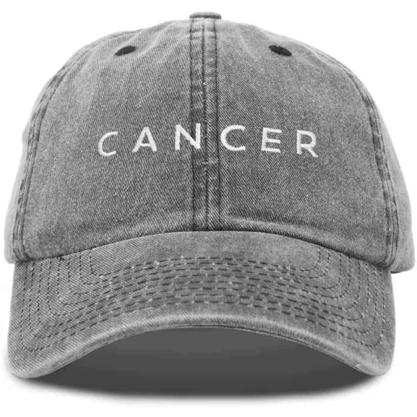 DALIX Cancer Dad Hat Embroidered Zodiac Astrology Cotton Baseball Cap