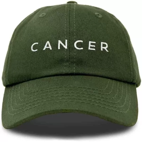 DALIX Cancer Dad Hat Embroidered Zodiac Astrology Cotton Baseball Cap
