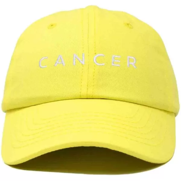 DALIX Cancer Dad Hat Embroidered Zodiac Astrology Cotton Baseball Cap