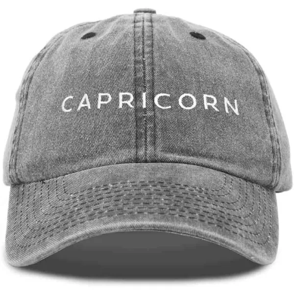 DALIX Capricorn Dad Hat Embroidered Zodiac Astrology Cotton Baseball Cap
