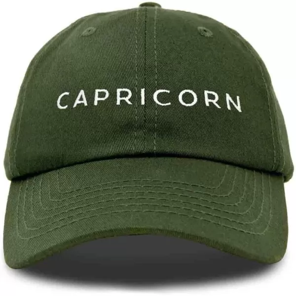 DALIX Capricorn Dad Hat Embroidered Zodiac Astrology Cotton Baseball Cap