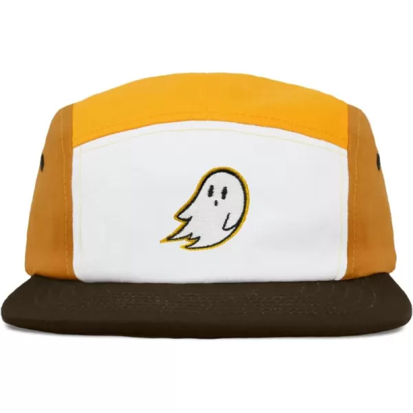 DALIX Embroidered Ghost 5 Panel Camper Hat Cap Cotton Baseball Hat Men