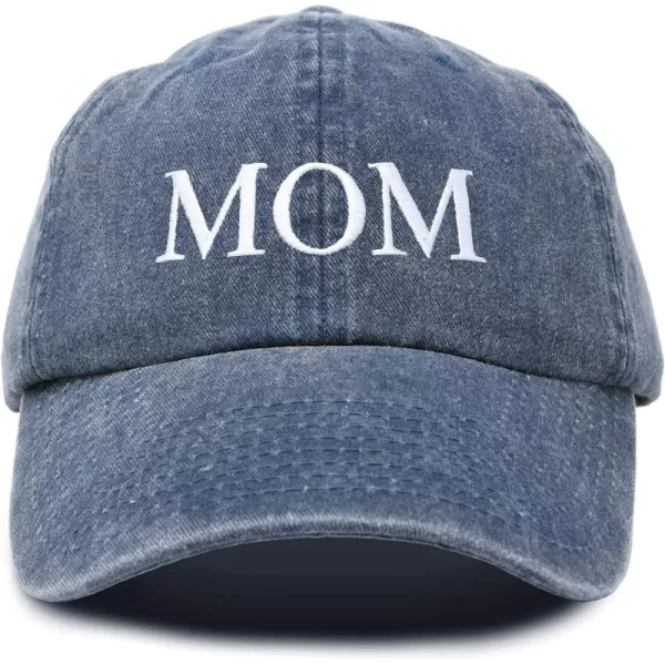 DALIX Embroidered Mom and Dad Hat Washed Cotton Baseball Cap