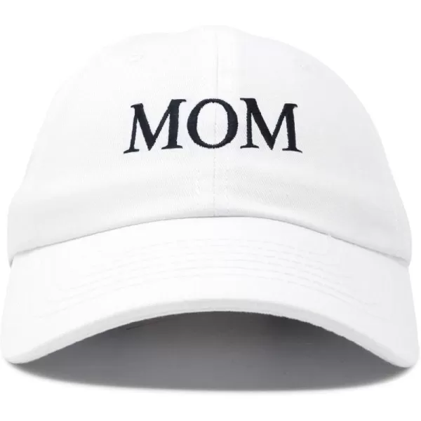 DALIX Embroidered Mom and Dad Hat Washed Cotton Baseball Cap