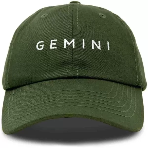 DALIX Gemini Dad Hat Embroidered Zodiac Astrology Cotton Baseball Cap