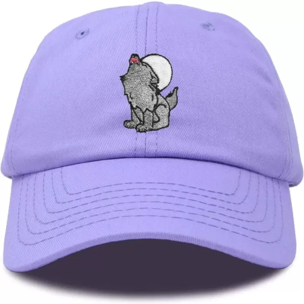 DALIX Howling Wolf Embroidered Baseball Dad Cap