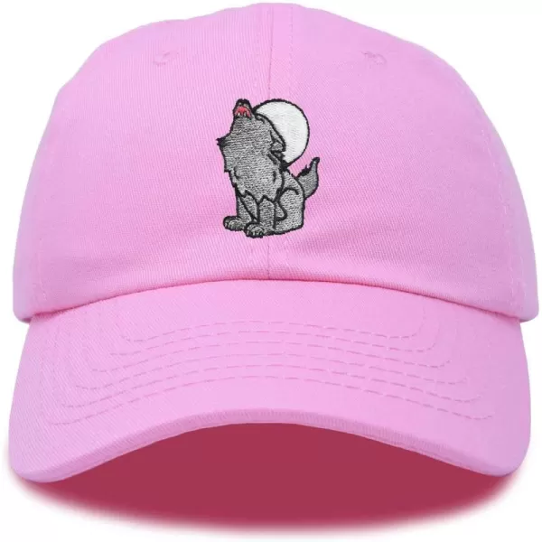 DALIX Howling Wolf Embroidered Baseball Dad Cap