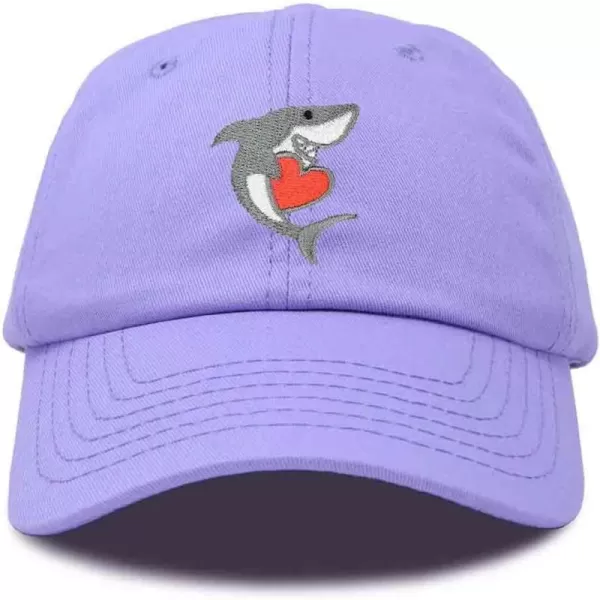 DALIX Huggy Shark Embroidered Dad Cap Cotton Baseball Hat Women