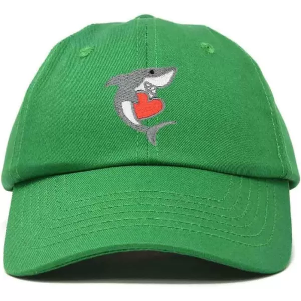 DALIX Huggy Shark Embroidered Dad Cap Cotton Baseball Hat Women