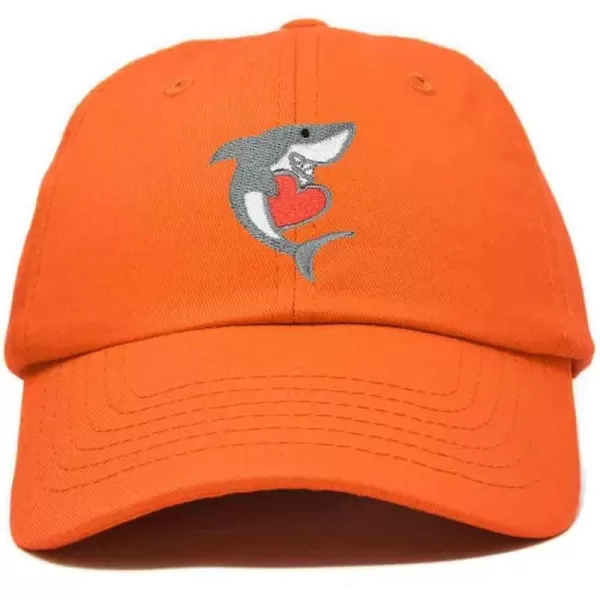 DALIX Huggy Shark Embroidered Dad Cap Cotton Baseball Hat Women