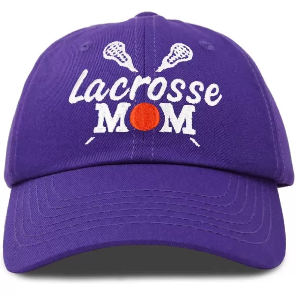 DALIX Lacrosse Mom Hat Women's Baseball Caps Unstructured Dad Hats