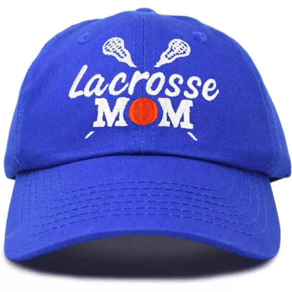 DALIX Lacrosse Mom Hat Women's Baseball Caps Unstructured Dad Hats