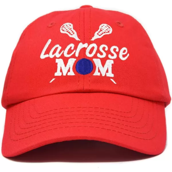 DALIX Lacrosse Mom Hat Women's Baseball Caps Unstructured Dad Hats