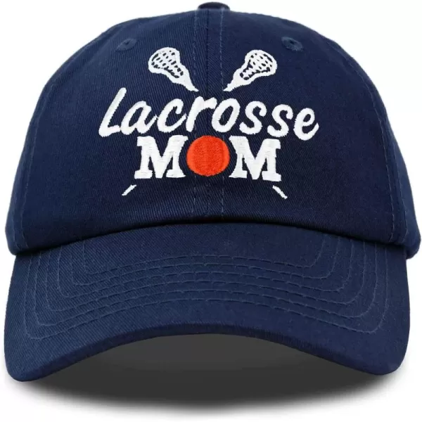 DALIX Lacrosse Mom Hat Women's Baseball Caps Unstructured Dad Hats