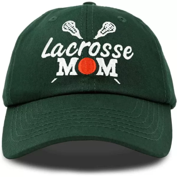 DALIX Lacrosse Mom Hat Women's Baseball Caps Unstructured Dad Hats