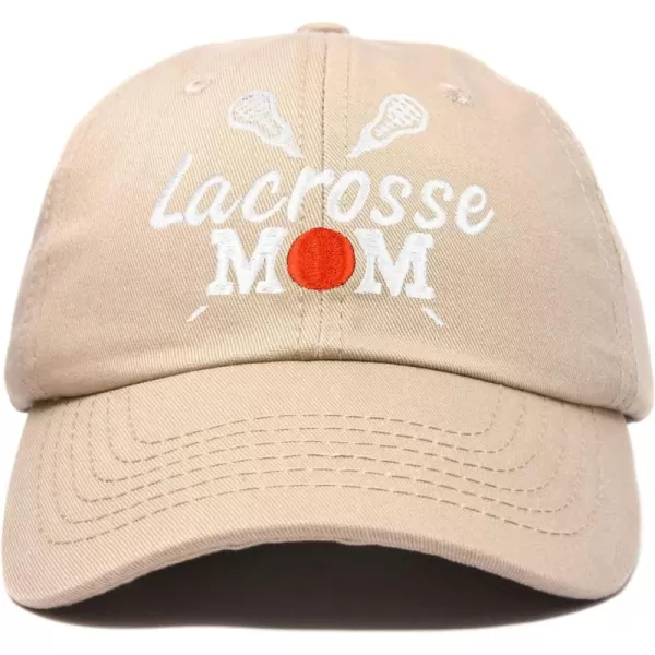 DALIX Lacrosse Mom Hat Women's Baseball Caps Unstructured Dad Hats