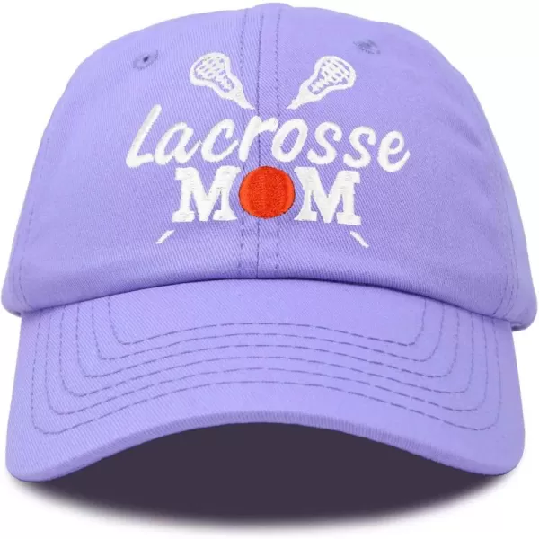 DALIX Lacrosse Mom Hat Women's Baseball Caps Unstructured Dad Hats