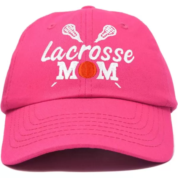 DALIX Lacrosse Mom Hat Women's Baseball Caps Unstructured Dad Hats