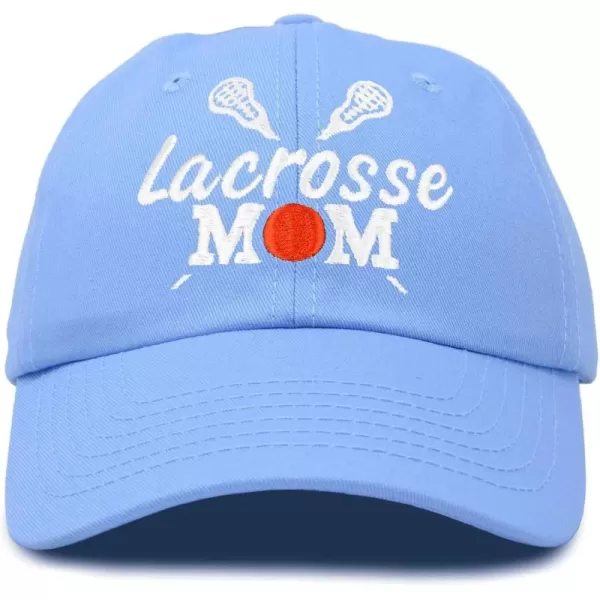 DALIX Lacrosse Mom Hat Women's Baseball Caps Unstructured Dad Hats