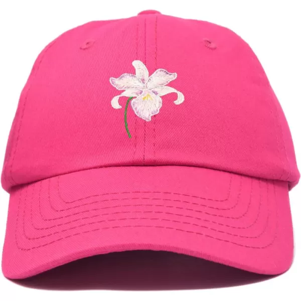 DALIX Orchid Hat Womens Floral Baseball Cap