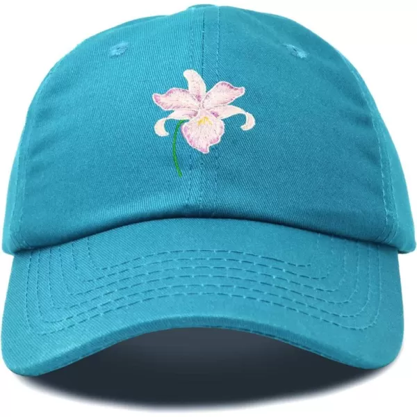 DALIX Orchid Hat Womens Floral Baseball Cap