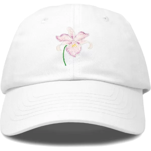 DALIX Orchid Hat Womens Floral Baseball Cap