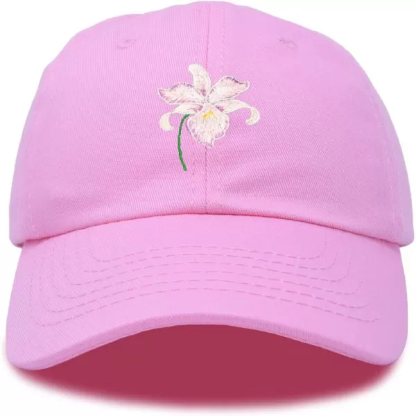 DALIX Orchid Hat Womens Floral Baseball Cap