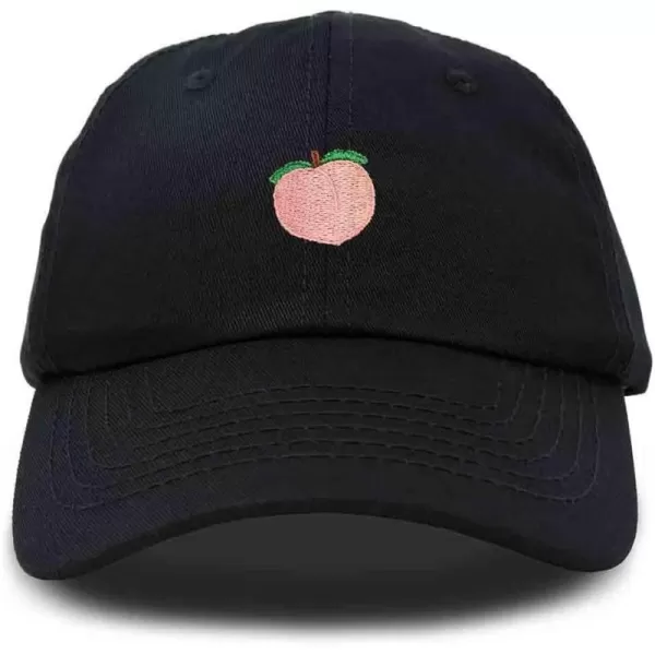 DALIX Peach Embroidered Dad Cap Cotton Baseball Hat Women