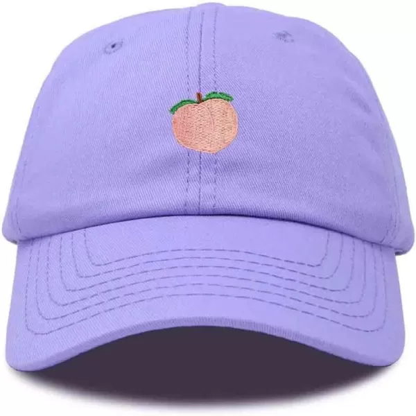DALIX Peach Embroidered Dad Cap Cotton Baseball Hat Women
