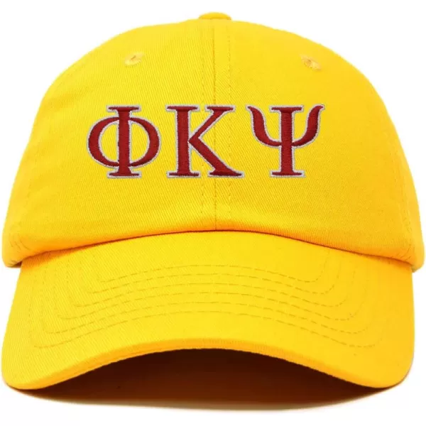 DALIX Phi Kappa Psi Greek Letters Ball Cap Embroidered Hat