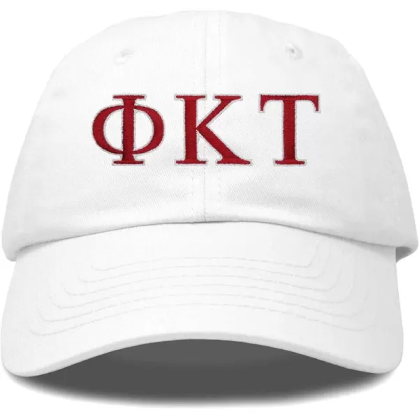 DALIX Phi Kappa Tau Greek Letters Ball Cap Embroidered Hat