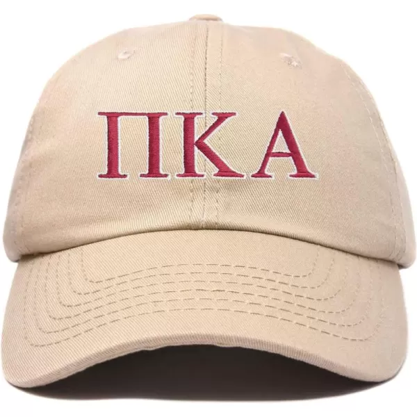 DALIX Pi Kappa Alpha Greek Letters Ball Cap Embroidered Hat