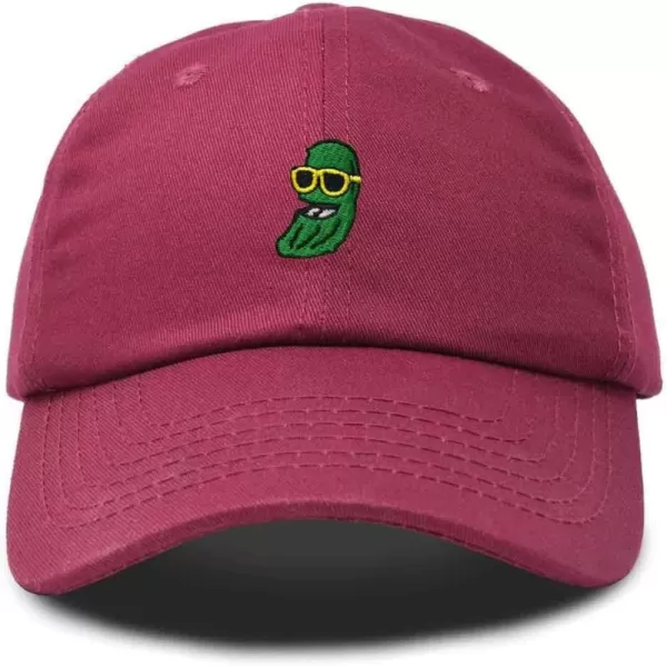 DALIX Pickle Dude Cap Embroidered Mens Cotton Baseball Hat