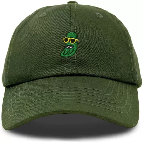 DALIX Pickle Dude Cap Embroidered Mens Cotton Baseball Hat