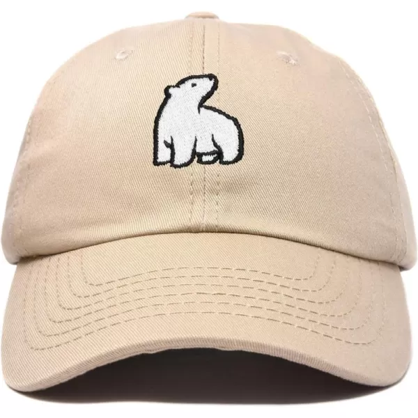 DALIX Polar Bear Embroidery Dad Hat Baseball Cap Mens Womens
