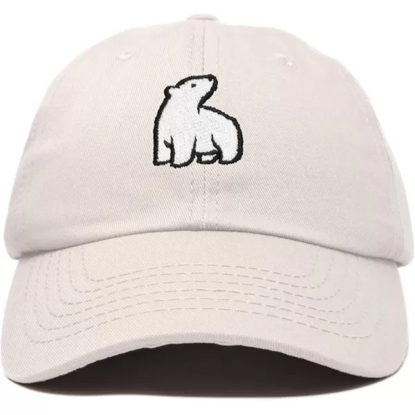 DALIX Polar Bear Embroidery Dad Hat Baseball Cap Mens Womens