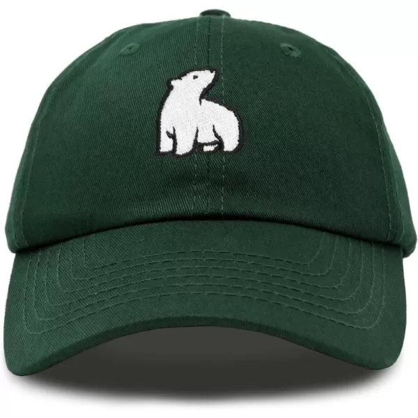 DALIX Polar Bear Embroidery Dad Hat Baseball Cap Mens Womens