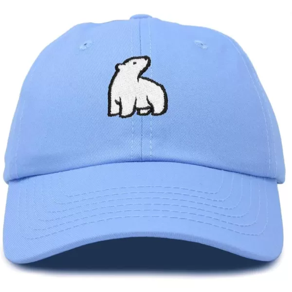 DALIX Polar Bear Embroidery Dad Hat Baseball Cap Mens Womens