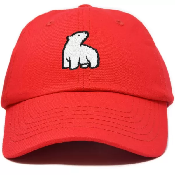 DALIX Polar Bear Embroidery Dad Hat Baseball Cap Mens Womens