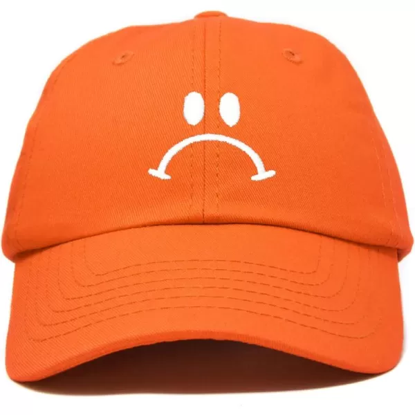 DALIX Sad Face Hat Mens Womens Sadface Frowning Baseball Cap