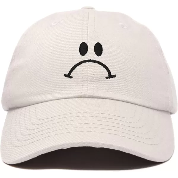 DALIX Sad Face Hat Mens Womens Sadface Frowning Baseball Cap