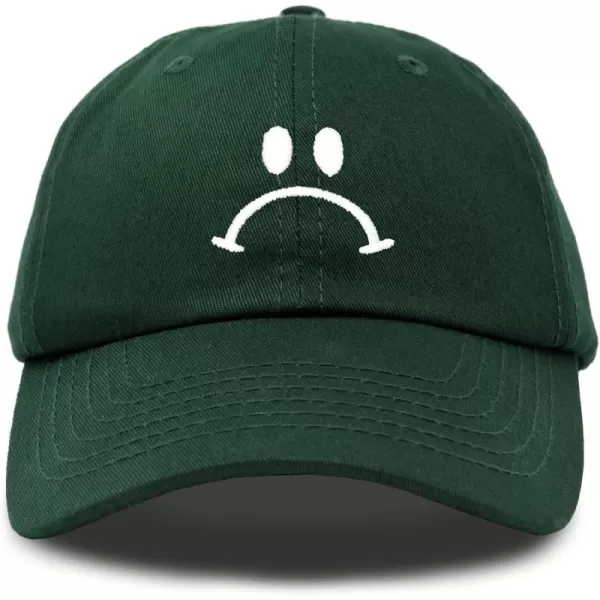 DALIX Sad Face Hat Mens Womens Sadface Frowning Baseball Cap